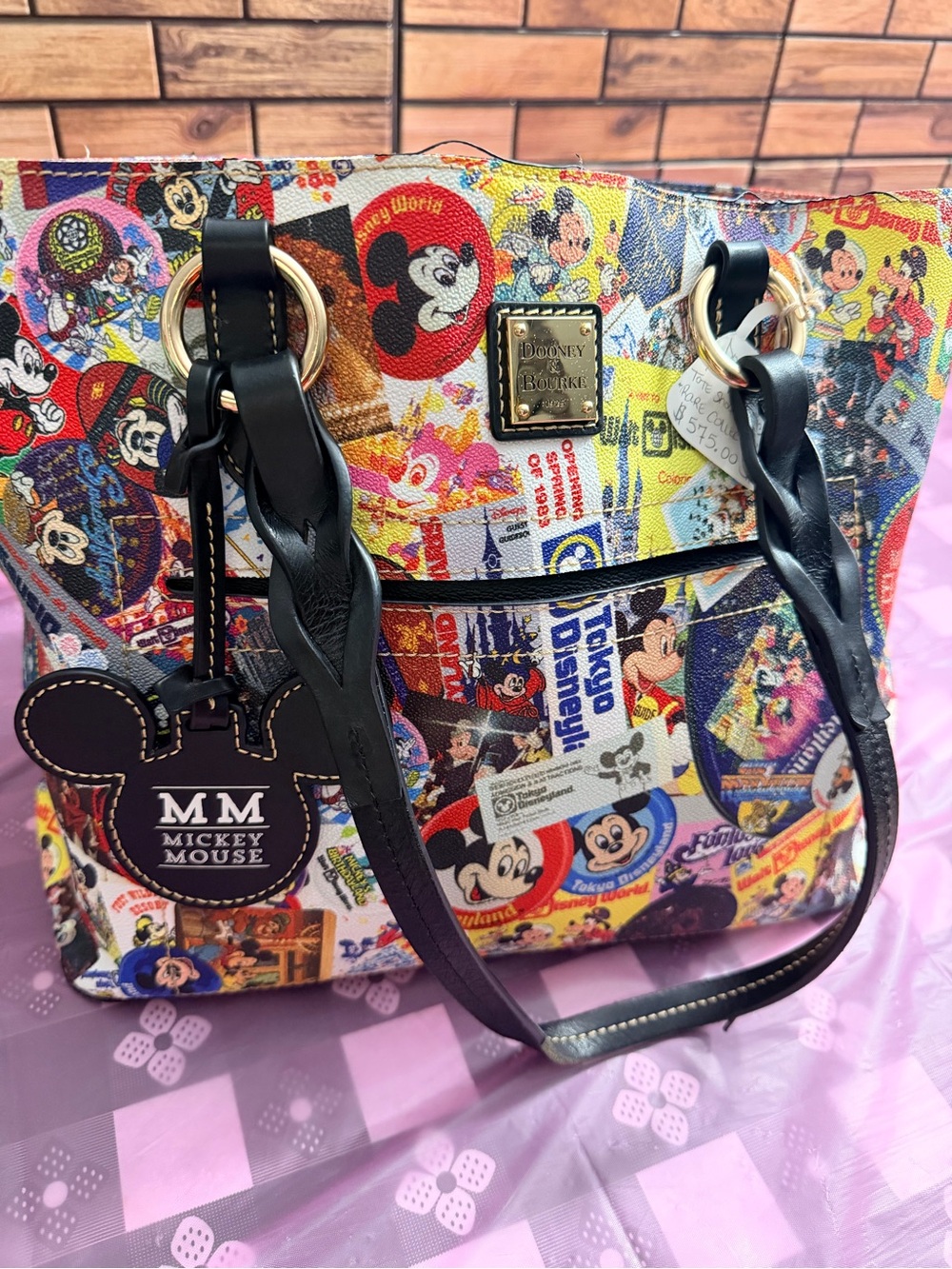 Authentic Dooney & Bourke RARE Tokyo Disney collectors tote